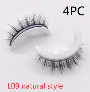 Reusable 3D Mink Lashes Natural False Eyelashes Self Adhesive Fake Glue Free Makeup Eyelash Extension Silk Reusable 3D Mink Lashes Natural False Eyelashes Self Adhesive Fake Glue Free Makeup Eyelash Extension Silk